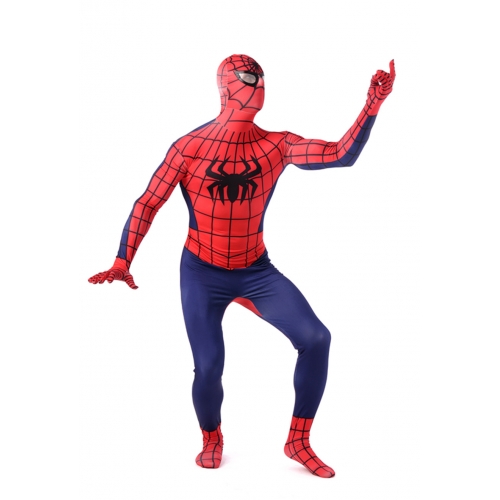 Red Full Body Spandex Spiderman Zentai
